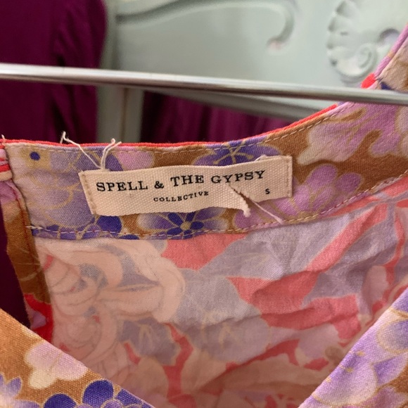 Spell X Free People Will Tassel Mini Dress NWOT - Picture 3 of 6